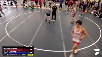 144 lbs Cons. Round 5 - Torrey Paplow, MN vs Isaac Leonard, MN