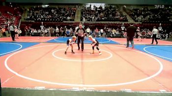 61 lbs Round Of 16 - Emerson Sewell, Jenks Trojan Wrestling Club vs Noah Cox, Miami Takedown Club