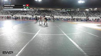 175 lbs Consi Of 8 #1 - Addison Jones, McLoud vs Gracie Wolf, Jay Junior High