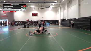 141 lbs Placement Matches (16 Team) - Owen Baker, Modesto Junior College vs Alex Davidson, Lassen College