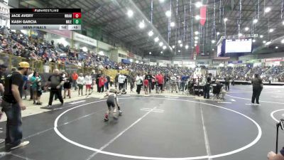 46 lbs Semifinal - Jace Avery, Wrangler Wrestling vs Kash Garcia, Mile High WC