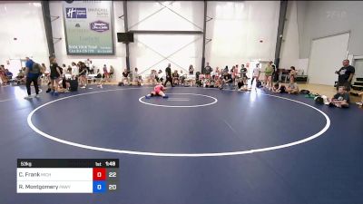 53 kg Semifinal - Celine Frank, Michigan Rev Yellow vs Reese Montgomery, PA West Yellow