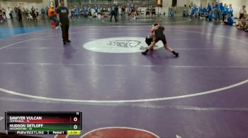 75 lbs Semis & 1st Wrestleback (8 Team) - Sawyer Vulcan, Centennial vs Hudson Detloff, Holdingford