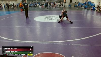 75 lbs Semis & 1st Wrestleback (8 Team) - Sawyer Vulcan, Centennial vs Hudson Detloff, Holdingford