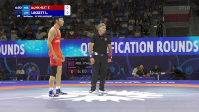 74 kg Qualif. - Ladarion Lockett, United States vs Tolui Munkhbat, Mongolia