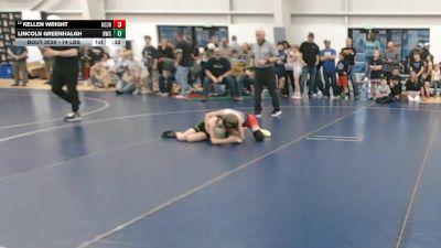 74 lbs Champ. Rd Of 32 - Lincoln Greenhalgh, Ravage Wrestling Club vs Kellen Wright, Kanab Cowboy JR High Wrestling