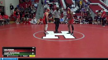 132 lbs Round 4 (12 Team) - Ian Hodgin, Hewitt-Trussville vs Hanif Muhammad, Homewood Hs