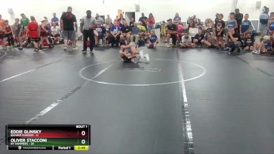 72 lbs Round 1 (6 Team) - Oliver Stacconi, NY Hammers vs Eddie Glinsky, Quaker Maroon