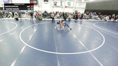 16U Boys - 126 lbs Champ. Round 2 - Martez Sheard, LaCrosse Area Wrestlers vs Karter Stiffler, Assassins Wrestling