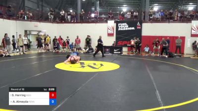 61 kg Round Of 16 - Sam Herring, Bishop McCort High School Wrestling vs Alex Almeyda, Pennsylvania RTC