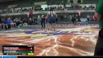 220 lbs Round 1 (4 Team) - Trace Michelson, Jackson County Central vs Myles Dehmer, Saint Michael Albertville