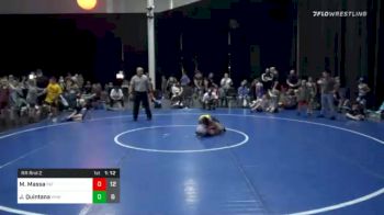 63 lbs Prelims - Mason Massa, Patriot Club vs Jax Quintana, Vougar's Honors Wrestling