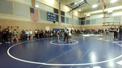 155lbs Champ. Round 1 - Ellie Leach, Heritage (Girls) vs Helora Agrippa, University (Girls)