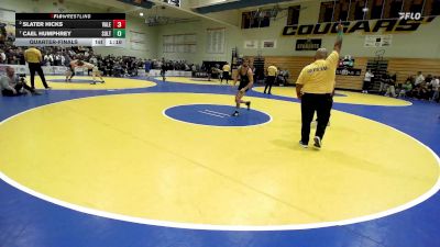 135 lbs Quarterfinal - Slater Hicks, Valencia vs Cael Humphrey, Sultana