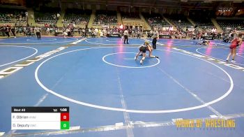 108 lbs Quarterfinal - Finnegan OBrien, VHW/Dragon vs Dominic Deputy, Orchard WC