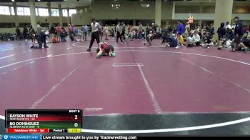 116 lbs Round 3 (6 Team) - Kayson White, Team Palmetto vs Bo Dominguez, Alabama Elite Gray