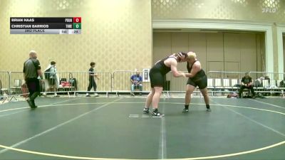 285 lbs 3rd Place - Brian Haas, Pounders WC vs Christian Barrios, Threshold WC