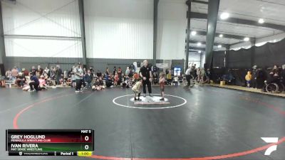 45-47 lbs Round 2 - Grey Hoglund, Peninsula Wrestling Club vs Ivan Rivera, Mat Sense Wrestling