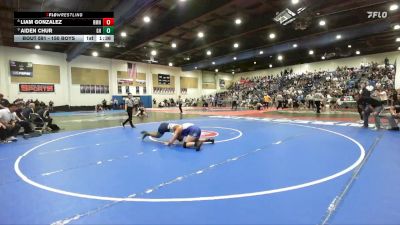 150 Boys Quarterfinal - Aiden Chur, Granite Hills vs Liam Gonzalez, Ramona