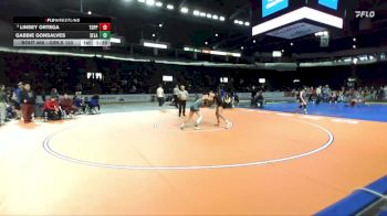 Girls 120 lbs Quarterfinal - Linsey Ortega, Toppenish (Girls) vs Gabbie Gonsalves, Selah (Girls)