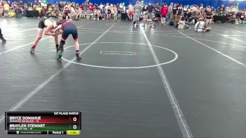 76 lbs Finals (2 Team) - Braylen Stewart, Ohio Gold 10k vs Bryce Donahue, Donahue WA Black