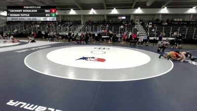 120 lbs Quarters - Zachary Donalson, Threestyle Wrestling Of Oklahoma vs Roman Tuttle, Wichita Training Center