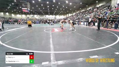 125 lbs Consi Of 32 #2 - Jeremiah Perry, New Plymouth vs Aiden Badonie, Wapato