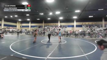 101 lbs Round Of 32 - Lailani Strong, Black Cat WC vs Bella Sepulveda, Paw