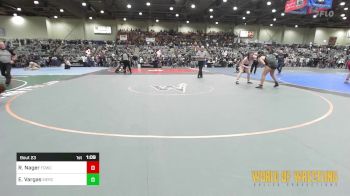 175 lbs Round Of 16 - Ryley Nager, FordDynasty Wrestling Club vs Evelyn Vargas, Merced Bears WC