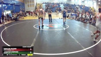 144 lbs Champ Round 1 (16 Team) - Waylon Rozier, The Outsiders vs Jagston Shepard, Bandits WC