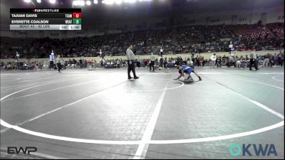 92 lbs Quarterfinal - Tajuan Davis, Team Tulsa Wrestling Club vs Everette Coalson, Weatherford Youth Wrestling