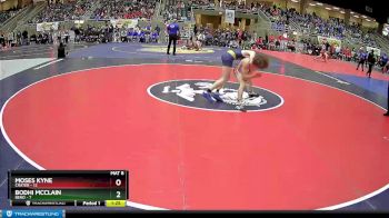 134 lbs Finals (8 Team) - Bodhi McClain, Bend vs Moses Kyne, Crater