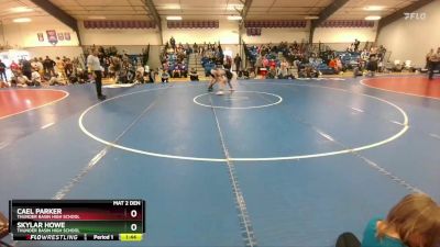 132A 1st Place Match - Skylar Howe, Thunder Basin High School vs Cael Parker, Thunder Basin High School