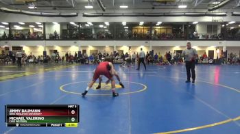 133 Freshman/Soph Quarterfinal - Jimmy Baumann, Ohio Wesleyan University vs Michael Valerino, Case Western