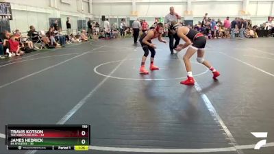 110 lbs Round 4 (8 Team) - Travis Kotson, The Wrestling Mill vs James Hedrick, 84 Athletes