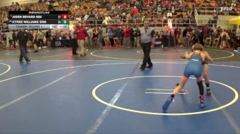 72 lbs Champ. Round 1 - Aiden Bevard SE6, Zane Trace vs Kyree Williams SW6, Team AI