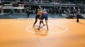 5A 190 lbs Champ. Round 1 - Peyton Mican, Victoria West vs Cesar Ramos, El Paso Bel Air
