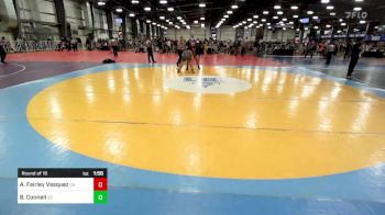 152 lbs Round Of 16 - Amaya Fairley Vasquez, CA vs Bianca Connell, SC