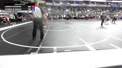 85 lbs Rr Rnd 4 - Landen FitzSimons, Rhyno Academy Of Wrestling vs Alfredo Jr Vargas, Cstc