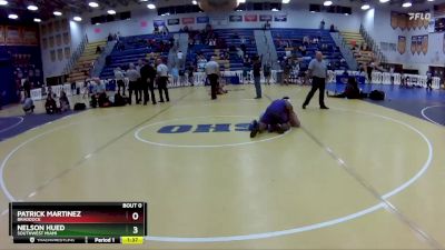 138 Gold 1st Place Match - Patrick Martinez, Braddock vs Nelson Hued, Southwest Miami