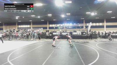 120 lbs Round Of 128 - Gavyn DeCol, Uintah Wrestling vs Isiah Vasquez, Vasky Bros