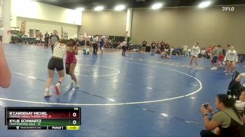 115 lbs Semis & Wb (16 Team) - R`Cardenay Michel, Charlies Angels Florida Pink vs Kylie Schwartz, Team Montana Gold