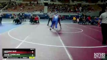 D1-285 lbs Semifinal - Zayne Candelaria, Sunnyside H.S. vs Anthony Ruiz, Liberty