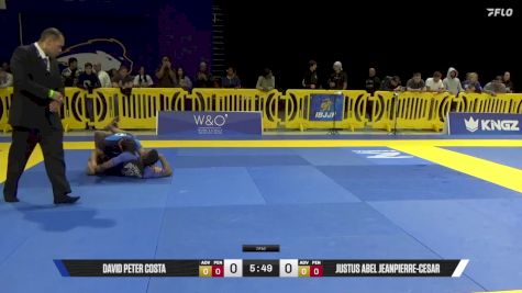 Justus Abel Jeanpierre-Cesar vs David Peter Costa 2025 Pan IBJJF Jiu-Jitsu No-Gi Championship