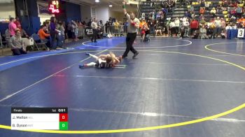 56 lbs Final - Joshua Mellon, All American vs Graham Dyson, Mat Assassins