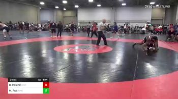 215 lbs Round Of 16 - Bryon Ireland, Hurricane vs Maile Foa, Grantsville