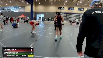 140 lbs Round 6 (8 Team) - Lauren Samuel, PitBull Terps vs Bradley Fischer, Burnett Trained WC