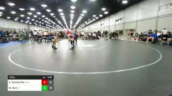 95 lbs Semifinal - Czar Quintanilla, Aggression Legionaries 3 vs Mikey Ruiz, Best Trained 14U