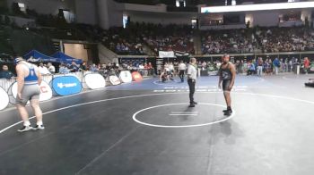 D 1 285 lbs Cons. Round 2 - Gage Brown, St. Paul`s vs Jean Baptiste Honore, Zachary