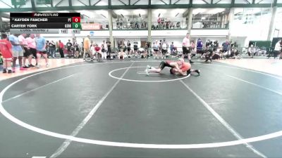 119-123 lbs Cons. Round 2 - Kayden Fancher, Patton Trained vs Carter York, Ozark Wrestling Club